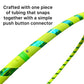SpinMajik Kids Hula Hoop | Lime Green Gecko, Medium (32") | Lighter Weight Yet Sturdy