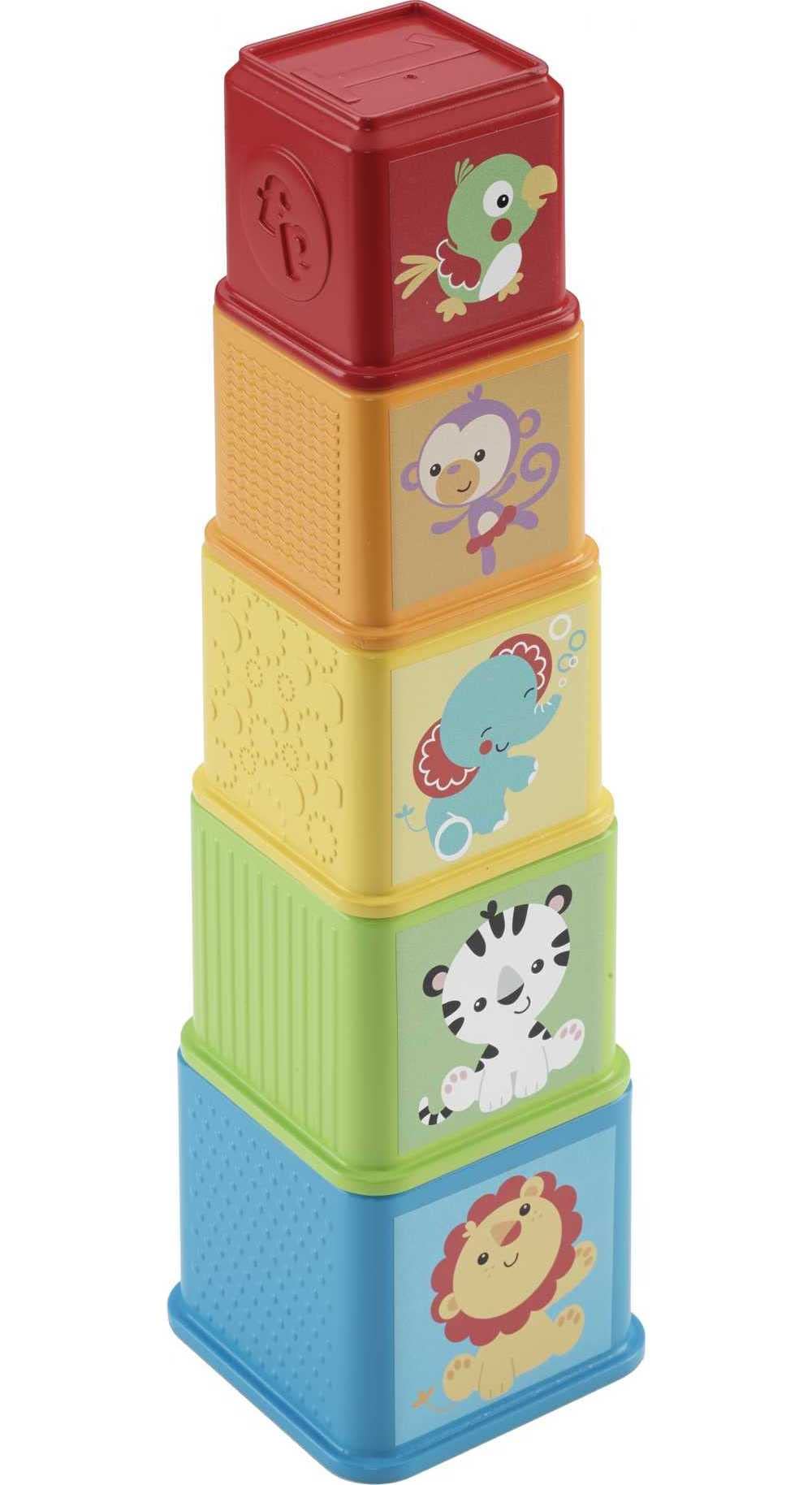 Fisher-Price Stack & Explore Blocks, Set of 5
