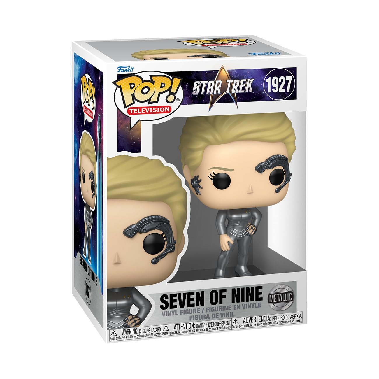 Funko Pop! TV: Star Trek Voyager - Seven of Nine Copy - (Metallic) - Collectable Vinyl Figure - Gift Idea - Official Merchandise - Toys for Kids