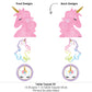 Big Dot of Happiness Rainbow Unicorn - Magical Unicorn Baby Shower or Birthday Party Centerpiece Sticks - Table Toppers - Set of 15
