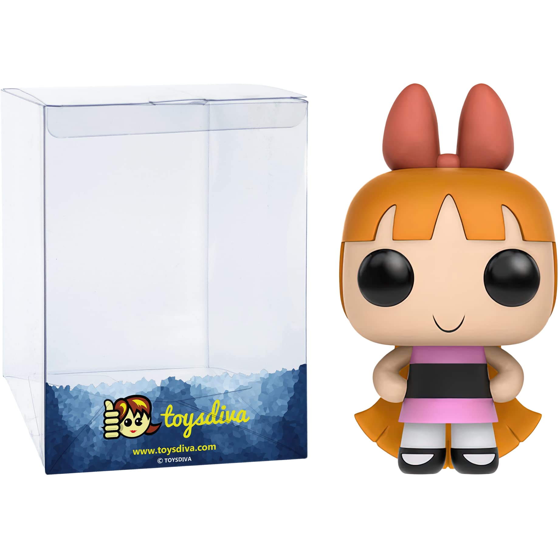 Funko Blossom: P o p ! Animation Vinyl Figurine Bundle with 1 Compatible 'ToysDiva' Graphic Protector (125-09832 - B)