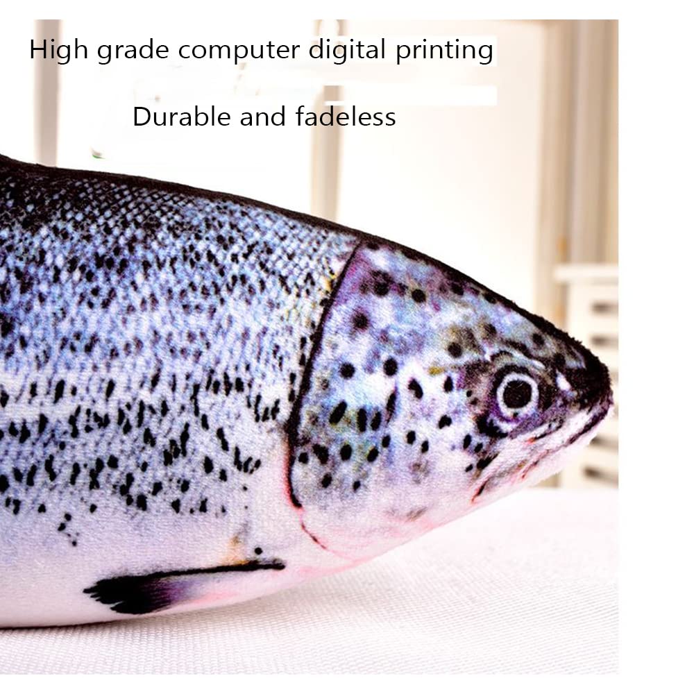 OUKEYI 31.5' Soft Salmon Fish Decor Pillow & Cushion.