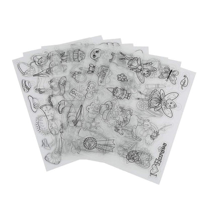 Shrink Plastic Sheets 8pcs Premium DIY Craft Kit for Jewelry Keychains Toys 20x29cm Frosted Surface Handmade Art Supplies
