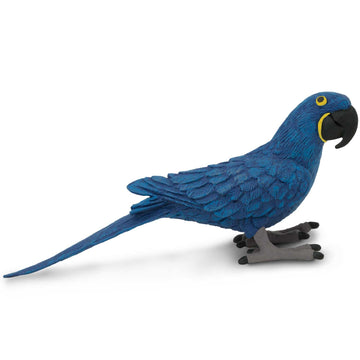 Safari Ltd. Hyacinth Macaw Figurine - Lifelike 4.5" Bird Figure - Educational Toy for Boys, Girls, and Kids Ages 3+