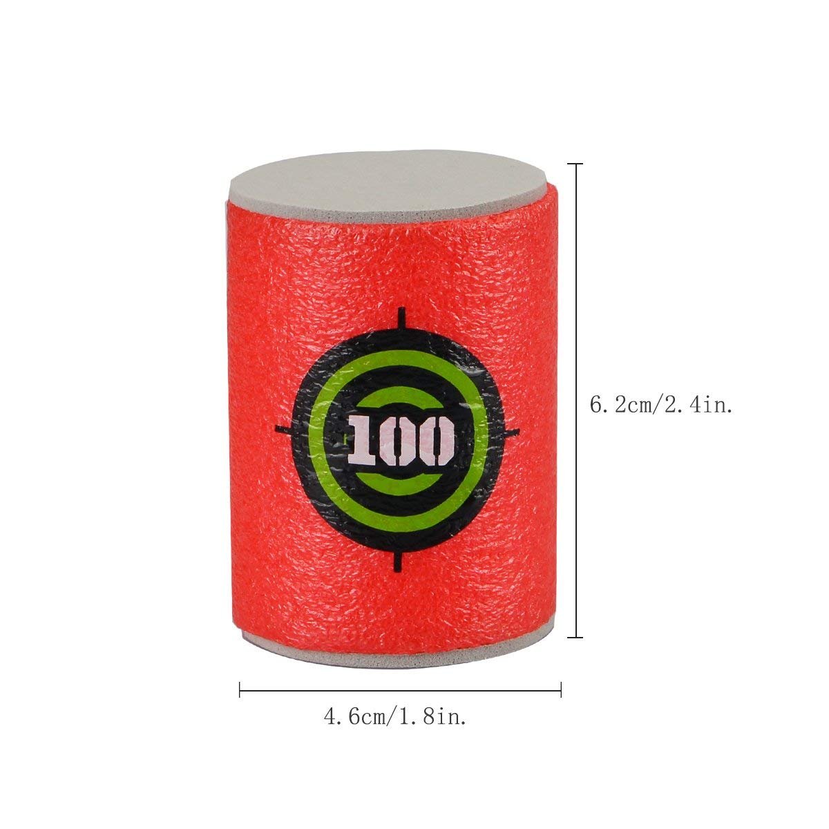 Dreampark Bullet Darts Target for Nerf: 24pcs Soft EVA Nerf Targets