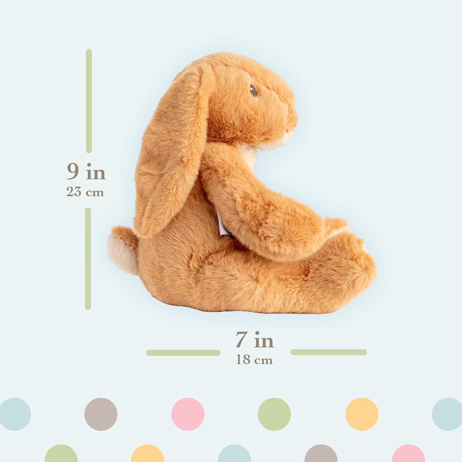 Kids Preferred Guess How Much I Love You Nutbrown Hare Bean Bag Plush, 9 inches (96784)