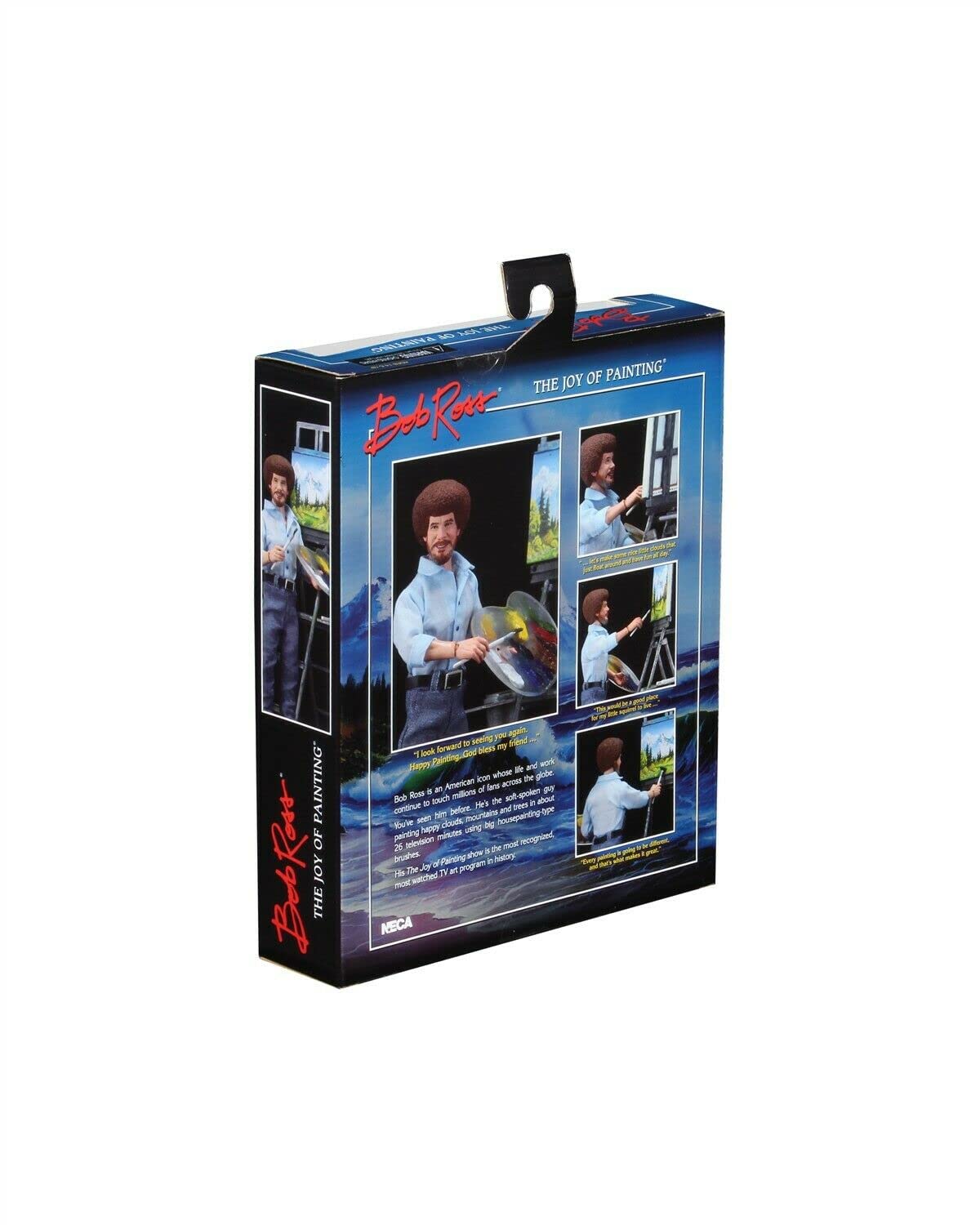 NECA - Bob Ross - 8” Clothed Action Figure - Bob Ross