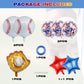 Baseball Party Balloons, Baseball Foil Mylar Balloons for Baby Shower Party Decor Baseball Glove Jumbo Balloons Baseball Bat Balloons for Birthday