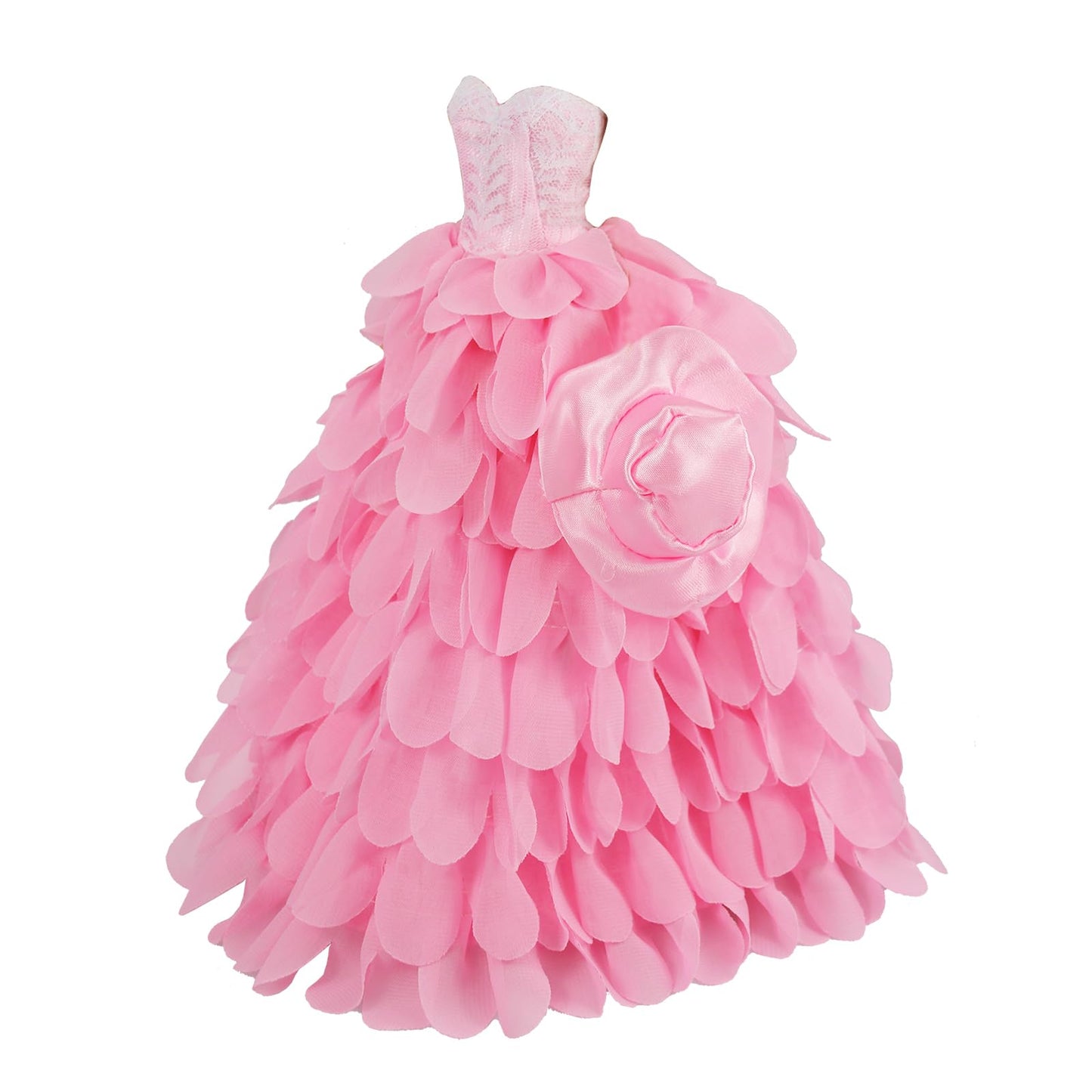 BARWA Princess Evening Party Clothes Wears Dress with Hat Outfit Set for 11.5 inch Doll
