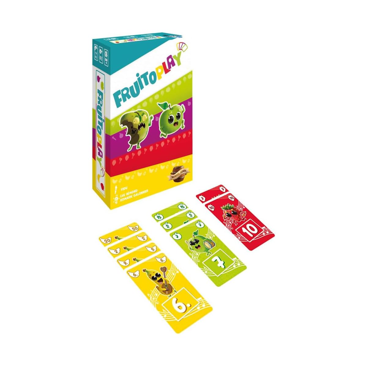 Barrel Aged Games: Fruitoplay - Zombie Fruit-Themed Card Game, Trick Taking & Set Collection, Couples & Family Game Night Ages 8+, 2-6 Players, 20 Min