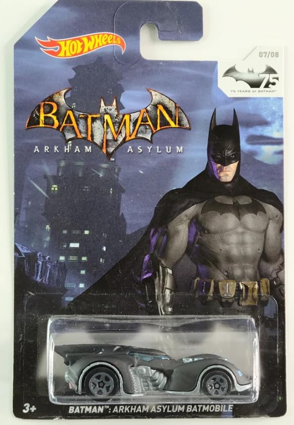 Hot Wheels Batman Themed Random 5 Pack Lot of Assorted Diecast Toy Vehicles [No Duplicates!]