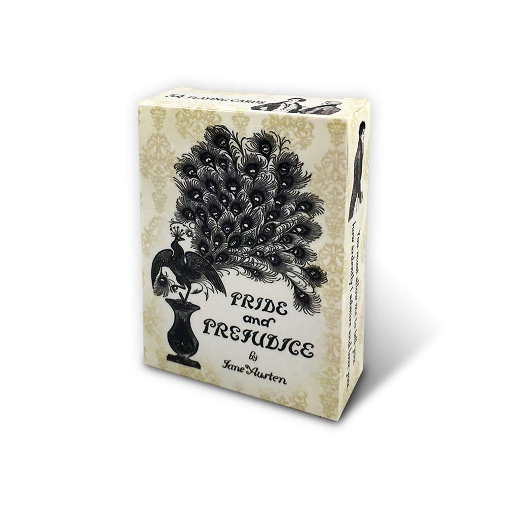 Rodaruus Pride and Prejudice Themed Playing Cards, Full Deck, 54 Poker-Size Card Deck