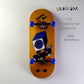 SOLDIER BAR Fingerboards Complete Colour Maple Handmade Wooden Fingerboards (Update Slivery King Trucks, Handmade Blue Wheels) Magic Cube