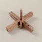 X Cross Disentanglement Puzzle Wooden Brain Teasers for Adults Logic Games Gift Puzzle and Mind Teasers The Cross Out Tricky Games Wood IQ Puzzles