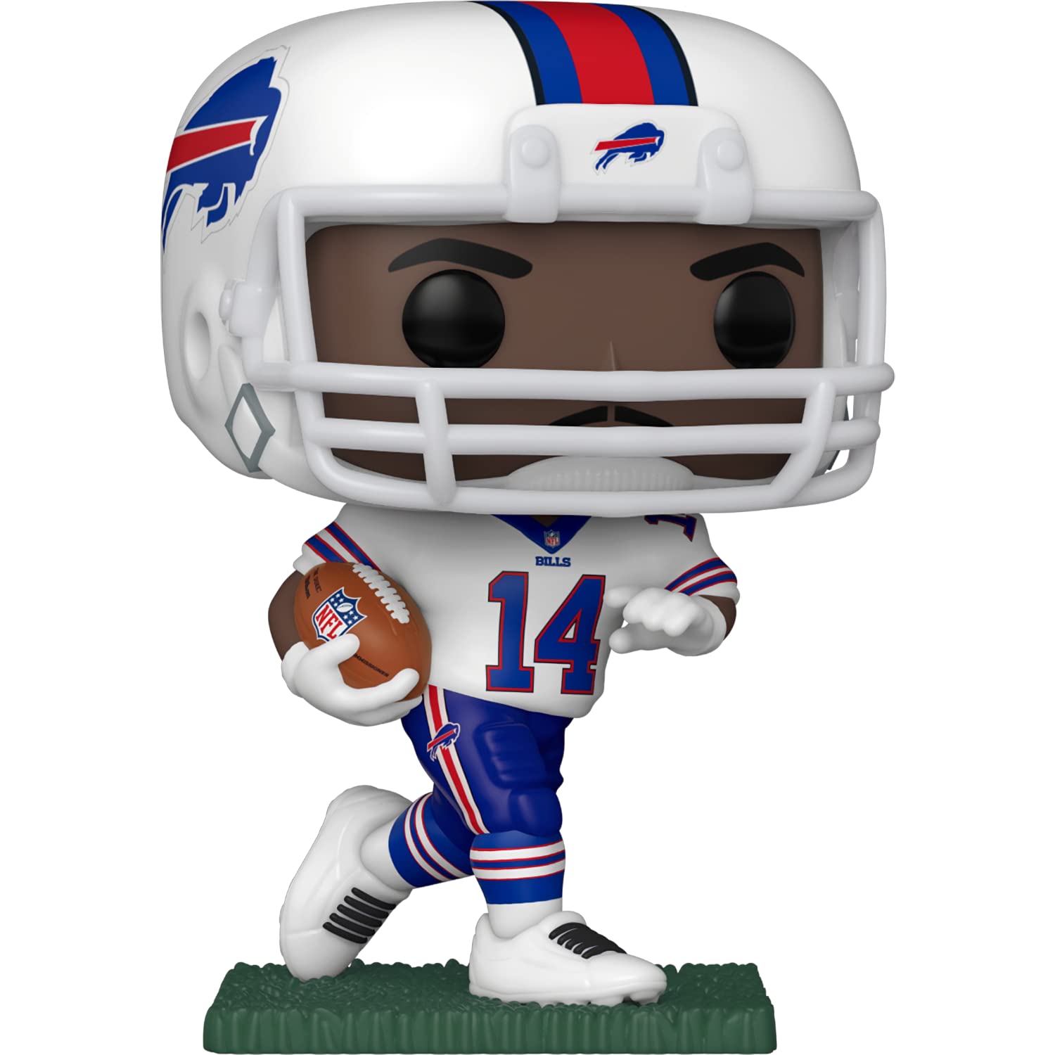 Funko Stefon D i g g s : P o p ! Football Vinyl Figurine Bundle with 1 Compatible 'ToysDiva' Graphic Protector (160-57403 - B)
