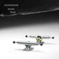 NOAHWOOD DIY Pro Fingerboard Truck 34mm Sliver Noah ii Truck (Yellow PU+Black Lock nut)