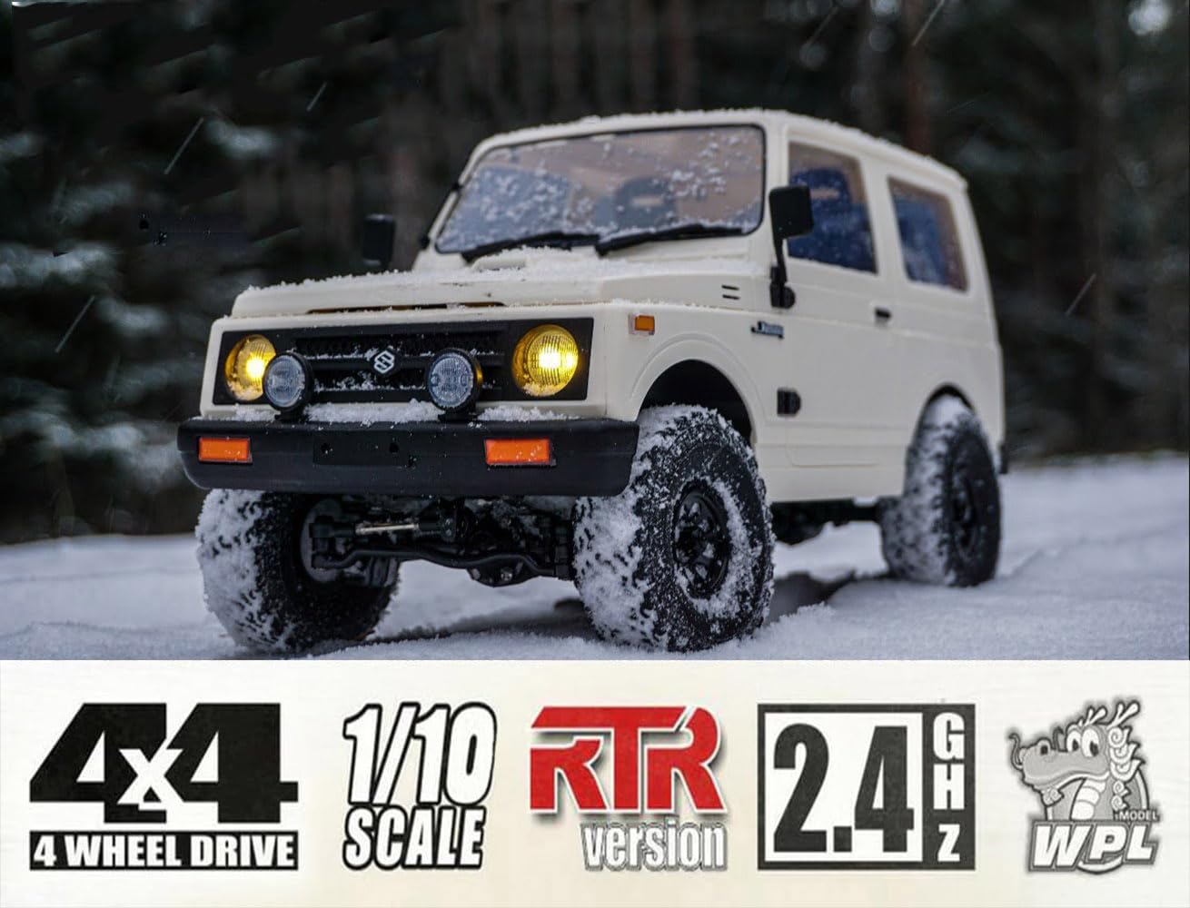 Apawband WPL C74 RC Truck 1/10 RC Crawler RTR Off Road RC Rock Crawler 4x4