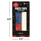 Sleek Poker Chip Set - 6.5" x 3.12" (Pack of 150) - Vibrant Colors & Durable Design - Perfect for Home Games & Parties