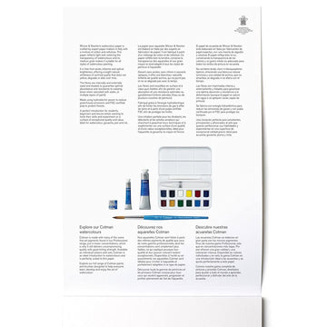 Winsor & Newton Classic Watercolor Paper Pad, 11" x 14", Natural White