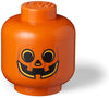 Lego Storage Head (Large) - Pumpkin