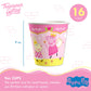 Treasures Gifted Princess Peppa Pig Birthday Party Supplies - Serves 16 Guests - Officially Licensed Party Supplies Deluxe Set - Plates, Cups