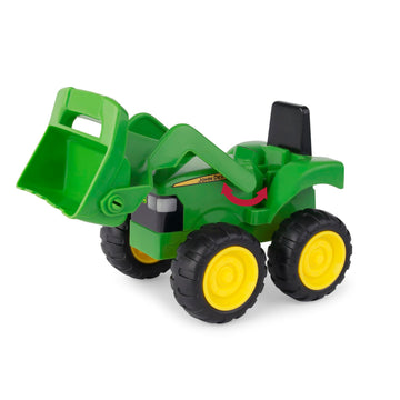 TOMY John Deere Sandbox Toy Set - Includes Dump Truck Toy, Bucket and Beach Shovel - Toddler Outdoor Toys and Farm Toys - Summer Kids Sand Toys