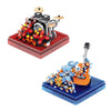 Musical Instruments Micro Blocks Building Sets,Classical Famous Building Block Set,1500 PCS for Adults and Kids,Guitar and Drum Set with Clear Plastic
