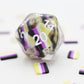 Nonbinary Flag RPG Dice Set