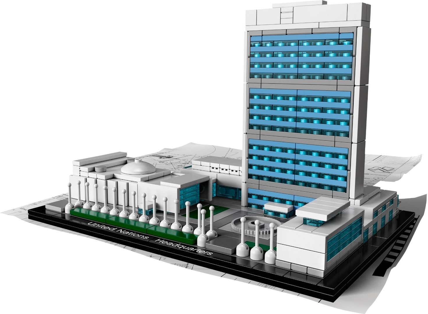 LEGO Architecture United Nations Headquarters