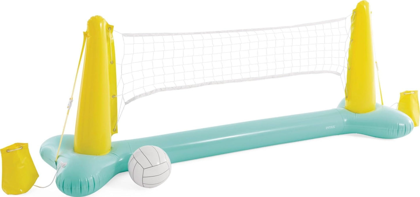 Intex 56508EP Inflatable Floating Swimming Pool Toys Volleyball Game, Green