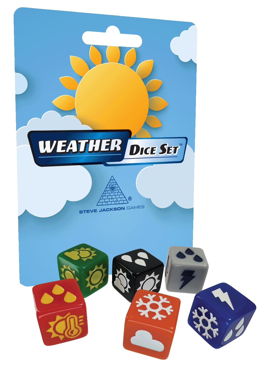 Weather Dice by Steve Jackson Games, Dice