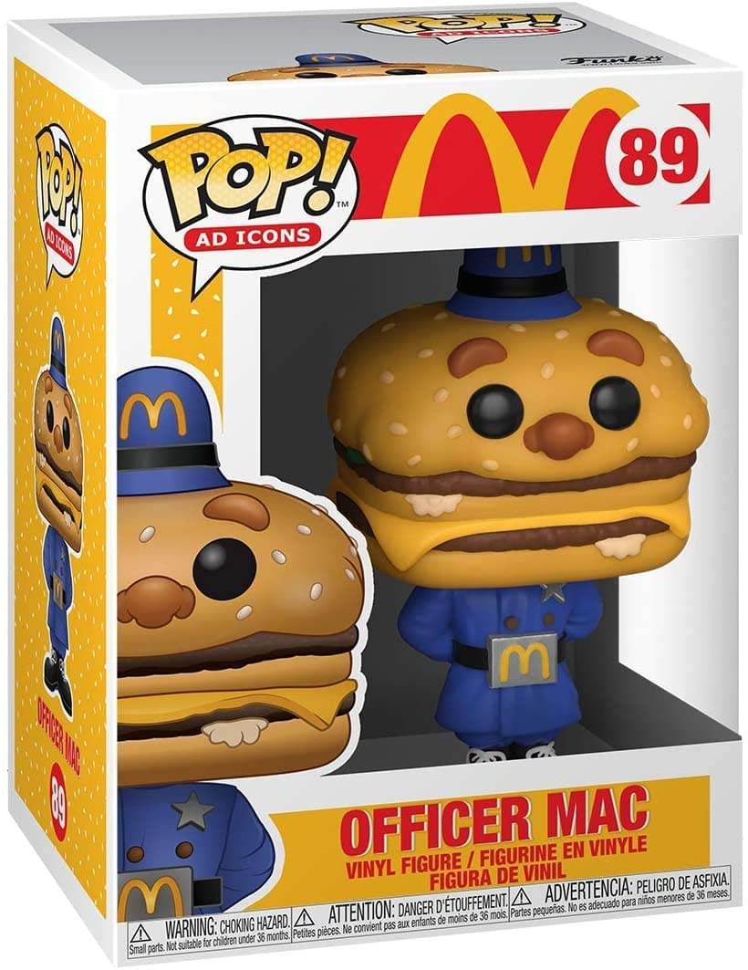 Funko Pop! Ad Icons: McDonald's - Officer Big Mac, Multicolor (45726)