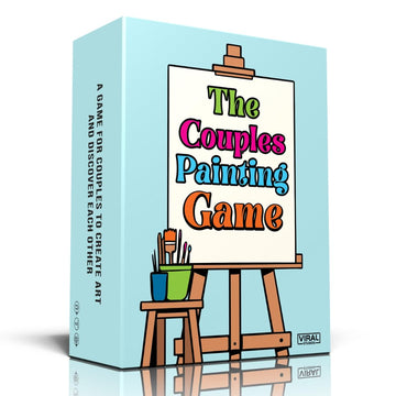 The Couples Painting Game - Date Night Card & Painting Kit | Fun DIY Activity with Prompts, Challenges & Questions for Deeper Connection, Meaningful