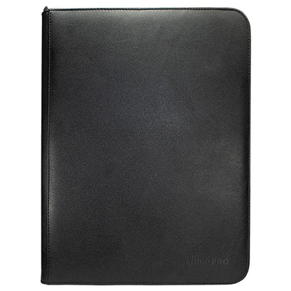 Ultra PRO - Vivid 9-Pocket Zippered PRO-Binder: (Black) - Protect Up to 360 Collectible Trading Cards, Sports Cards or Valuable Gaming Cards, Ultimate
