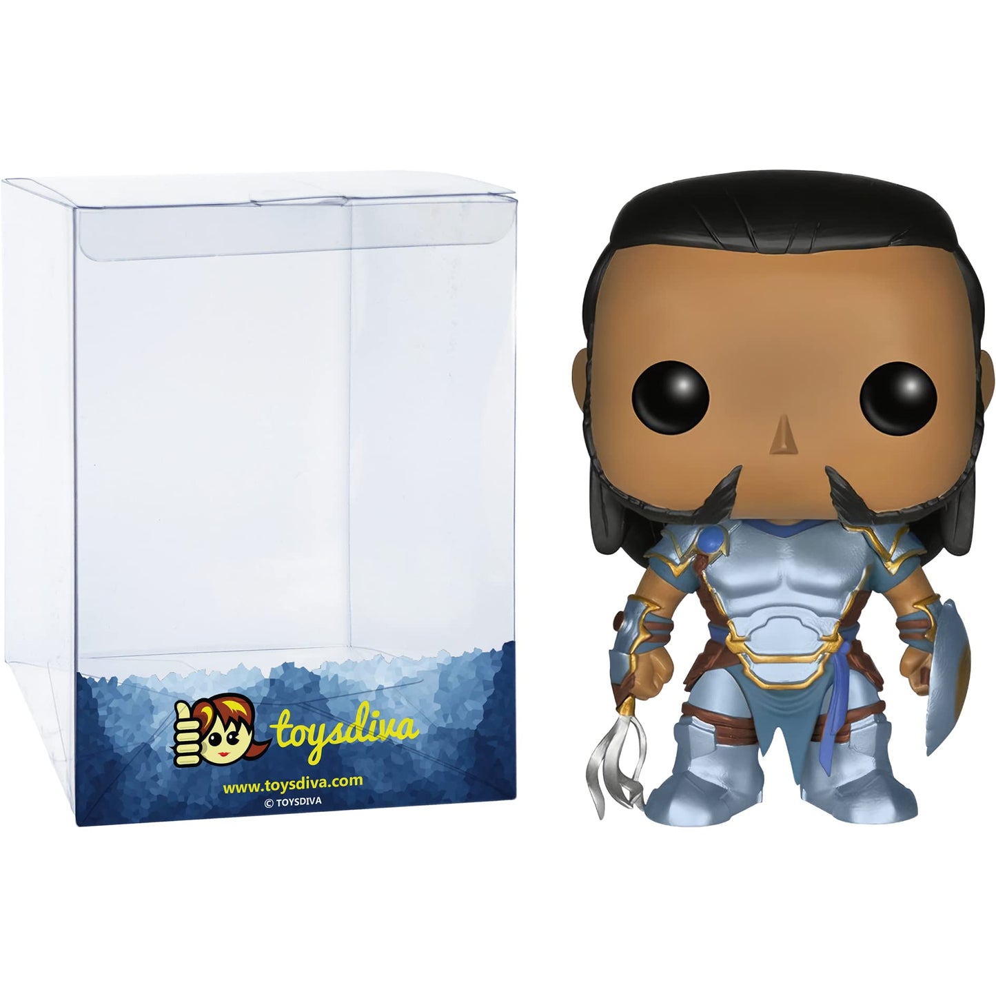 Funko Gideon Jura: P o p ! Games Vinyl Figurine Bundle with 1 Compatible 'ToysDiva' Graphic Protector (007-04569 - B)