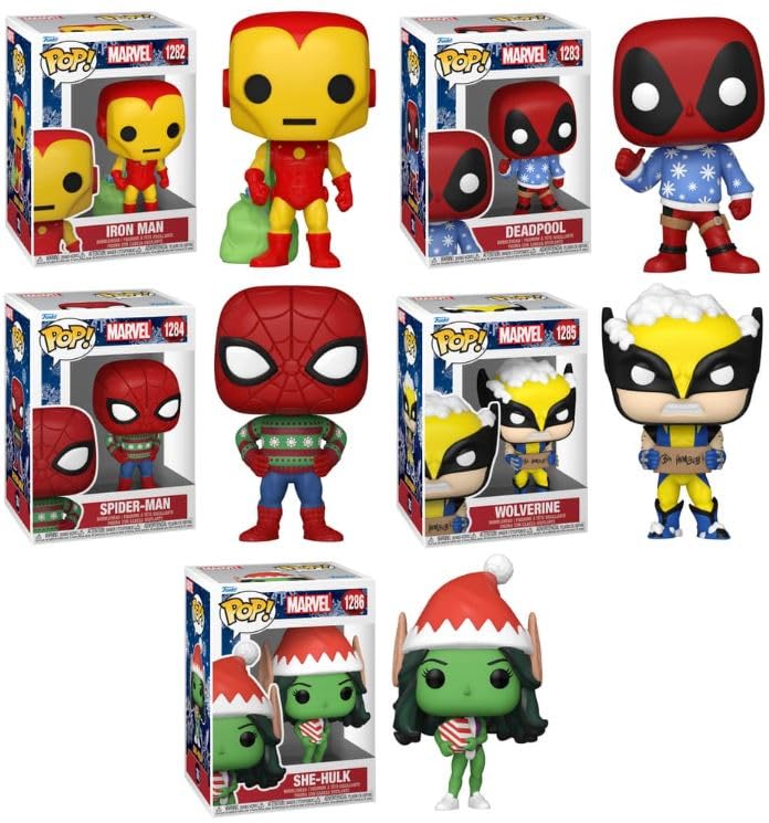 Funko Marvel Holiday Pop! Complete Set (5)