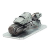 Metal Earth Puzzle 3D Treadspeeder First Order Metal Puzzle Star Wars Building Model Kits for Adults Challenging Level 9.4 X 4.06 X 3.94 Cm