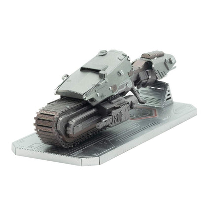 Metal Earth Puzzle 3D Treadspeeder First Order Metal Puzzle Star Wars Building Model Kits for Adults Challenging Level 9.4 X 4.06 X 3.94 Cm