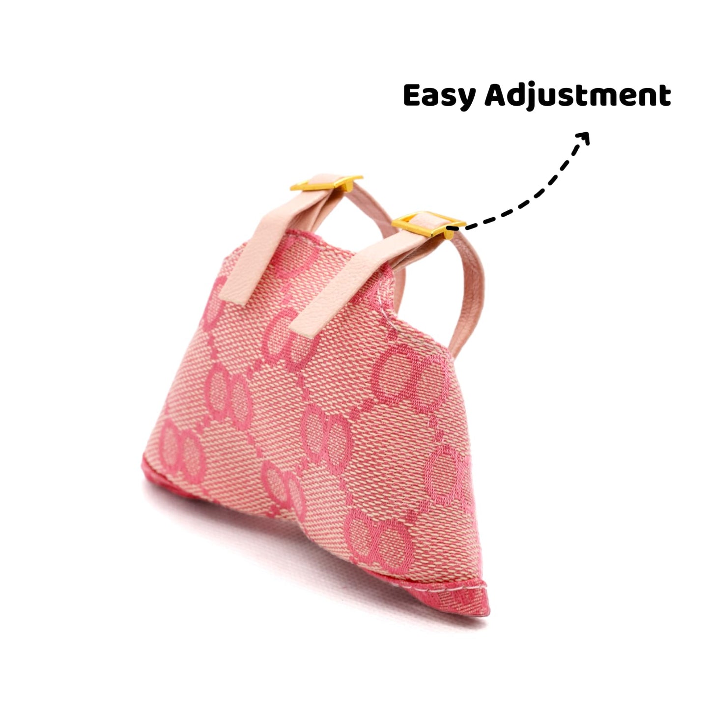 LYBHYQTII Clothes Compatible with Labubu 17cm, Premium Handmade Dolls Accessories with Chic Grid Hat & Rompers & Bag 3 Piece Set, High-End Fashion