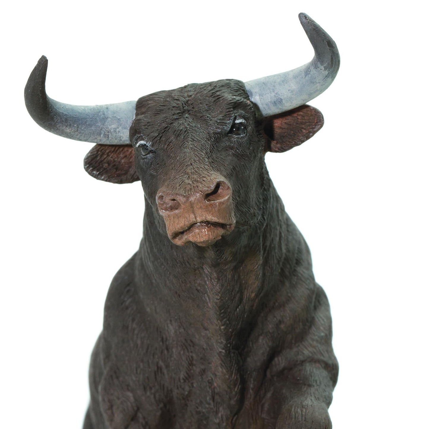 Safari Ltd. Black Bull Figurine - Detailed 6" Plastic Model Figure - Fun Educational Play Toy for Boys, Girls & Kids Ages 3+