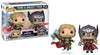 Funko Pop! Marvel: Thor Love & Thunder - 2 Pack - Thor & Mighty Thor - Collectable Vinyl Figure - Gift Idea - Official Merchandise - Toys for Kids &