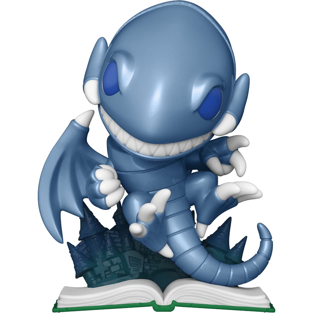 Funko Blue Eyes Toon Dragon: P o p ! Animation Vinyl Figurine Bundle with 1 Compatible 'ToysDiva' Graphic Protector (1062-57648 - B)
