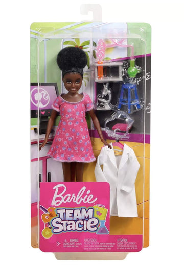 Barbie Team Stacie Friend of Stacie Doll Science Playset with Accessories