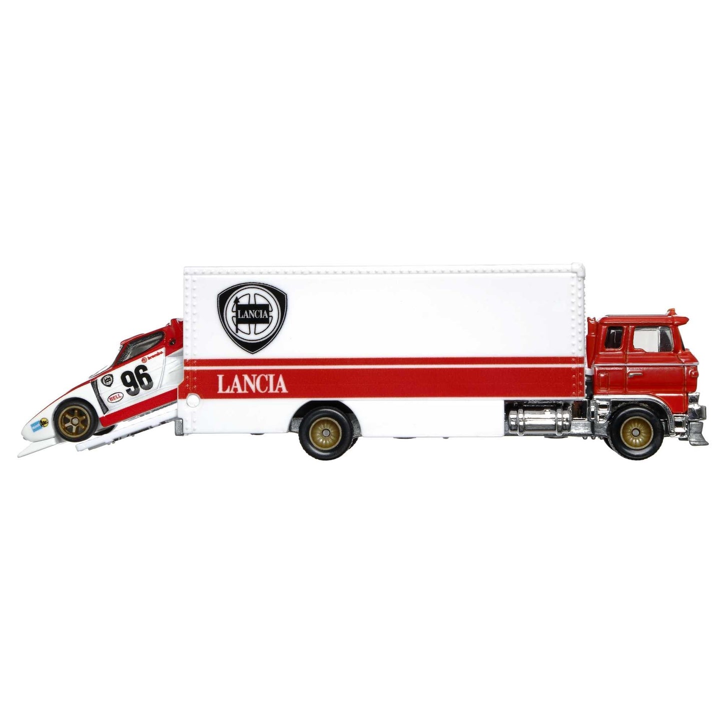 Hot Wheels Car Culture Team Transport Lancia Stratos Group 5 & Sakura Sprinter Diecast Car