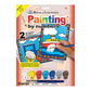 Royal Brush My First Paint by Number Kit, 8.75 by 11.375-Inch, Train and Boat, 2/pkg
