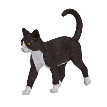 MOJO - Tuxedo Cat Pet Farm | Hand-Painted Toy Figure | Farmland Collection | True to Life & Highly Detailed | Designed in UK