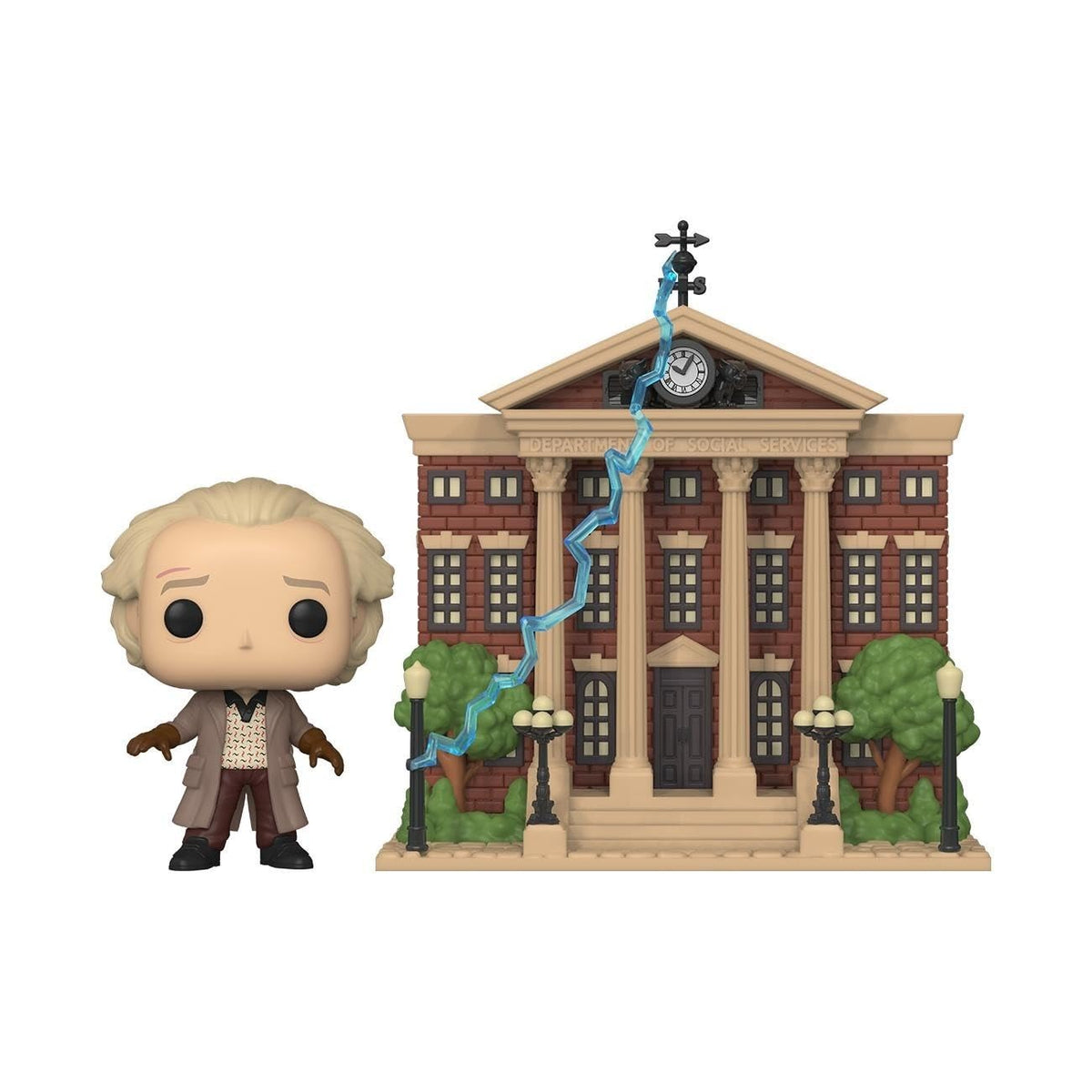 Funko POP! Town: Back to the Future - Dr. Emmett Brown - Clock Tower