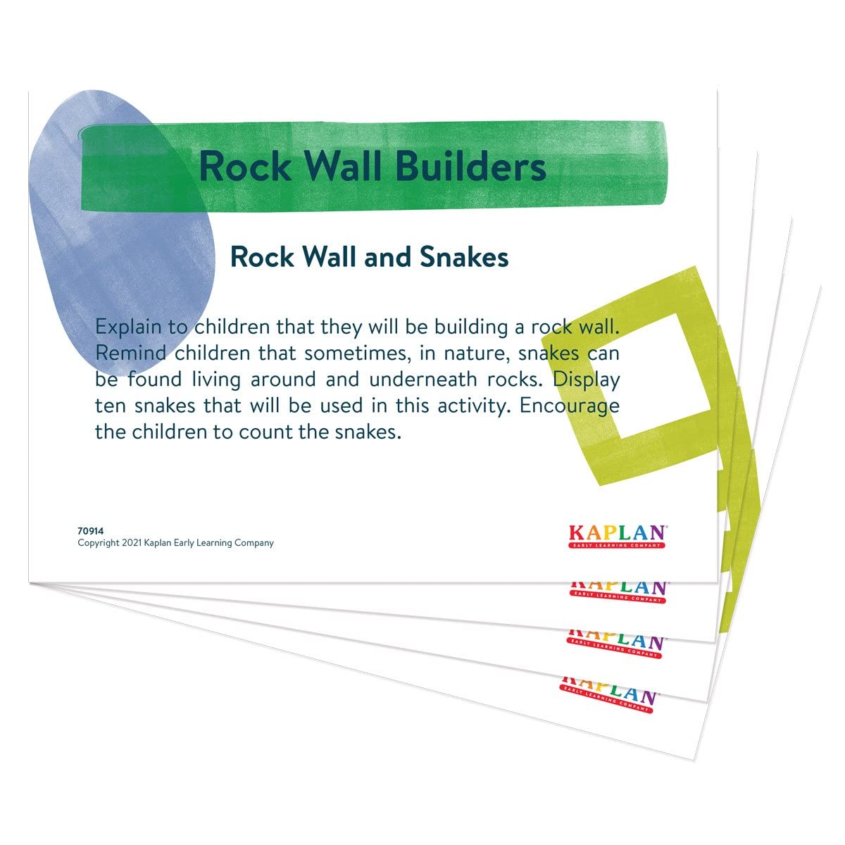 Kaplan Early Learning Company Foam Rock Wall Builders - Set of 25