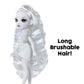 Rainbow High Shadow High Natasha Zima Grayscale 11” Fashion Doll with White Hair and White Outfit, Stylish Handbag, for Kids 4-10 Years Old