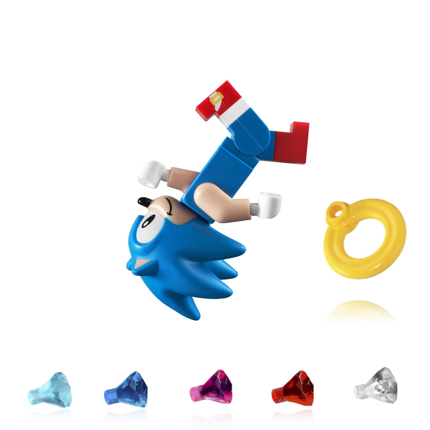 LEGO Ideas Minifigure - Sonic The Hedgehog with Accessories and Minifigureland Tile (All New for 2022) 21331